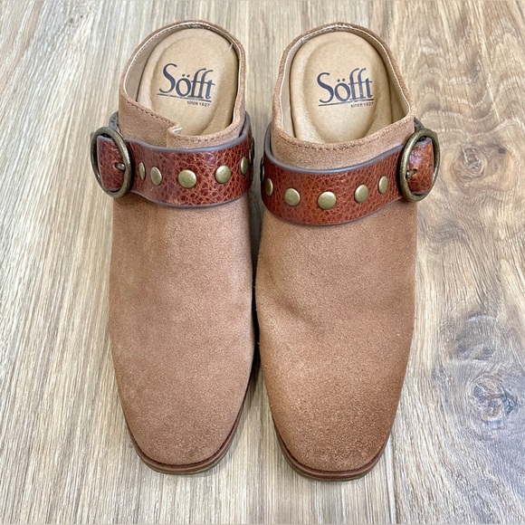 Sofft Corey Belted Clog Size 6 EUC - Picture 4 of 8